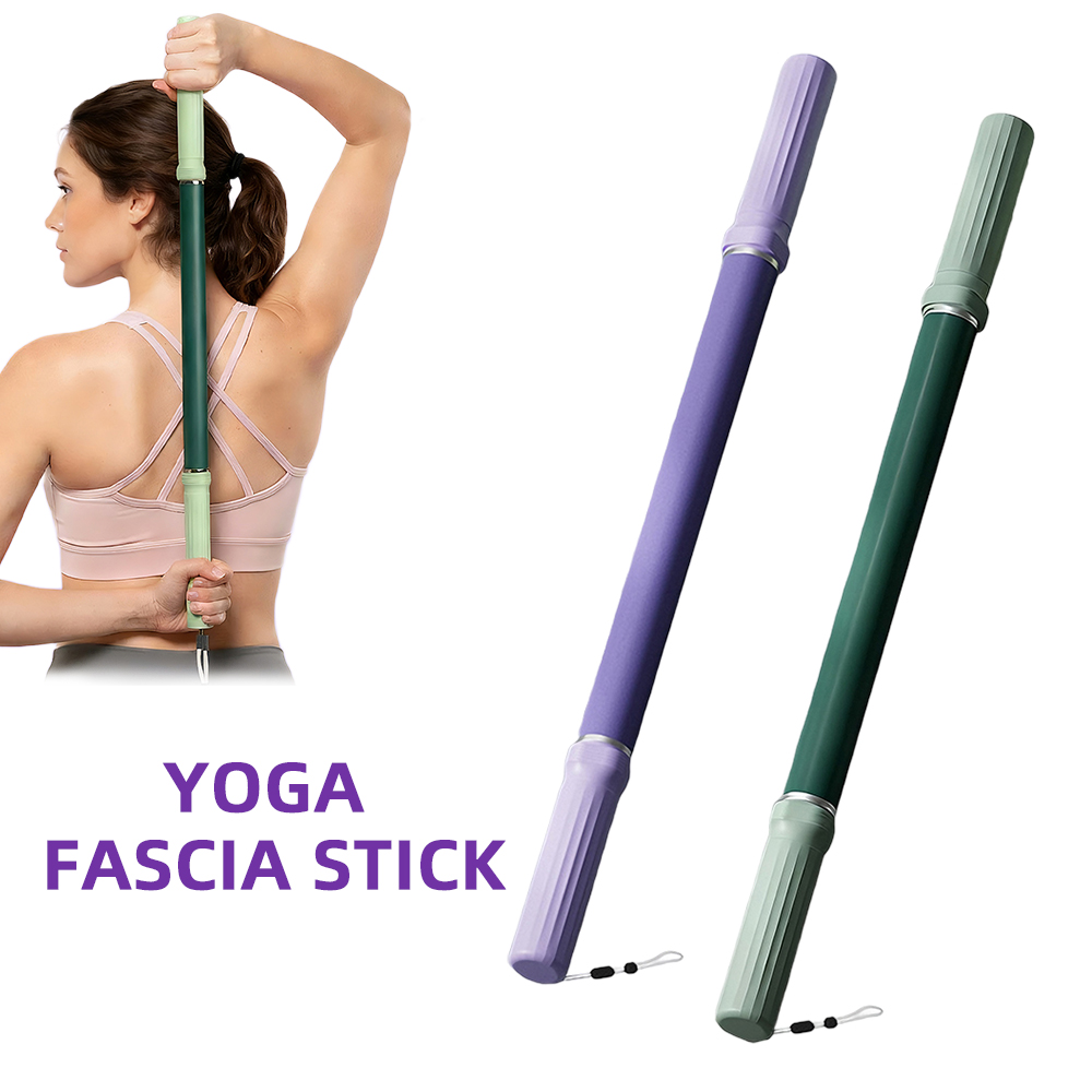 Pilates Yoga Bar - Tongkat Yoga Fascia Roller Pijat Otot