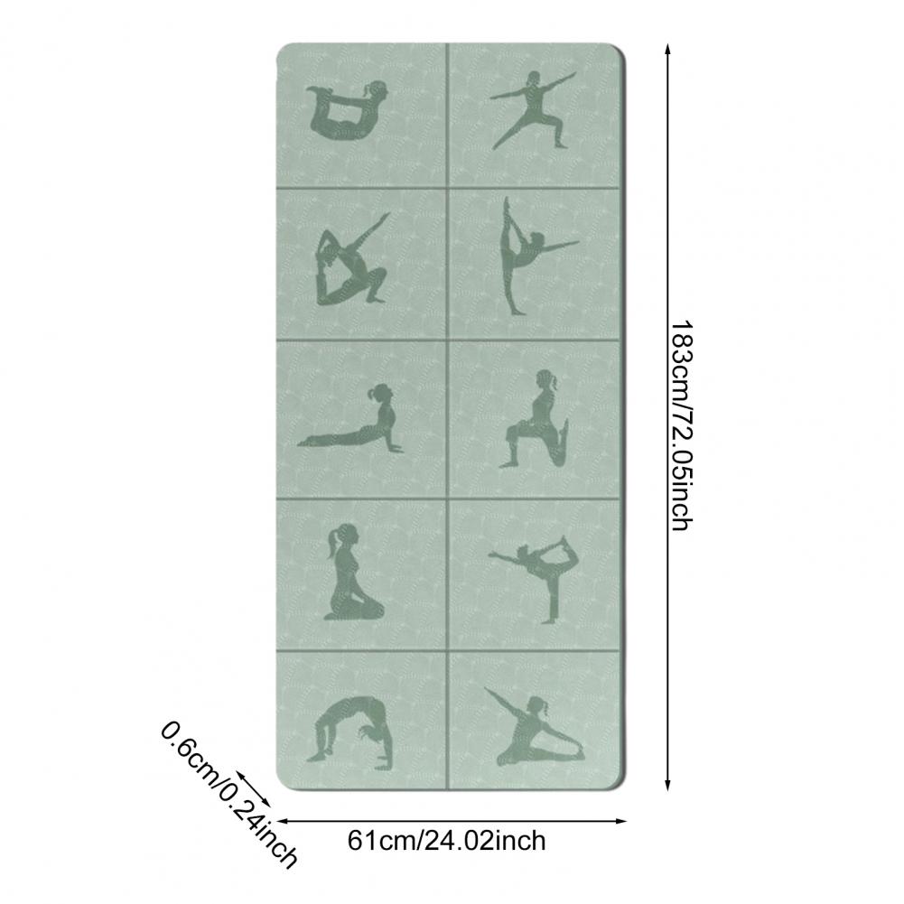Pilates Yoga Mat Thickness - Matras Yoga Lipat Ekstra Portabel untuk