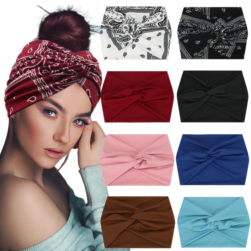 Pilates Yoga Bar - Headband Elastis Lebar, Hairband Pilates Yoga