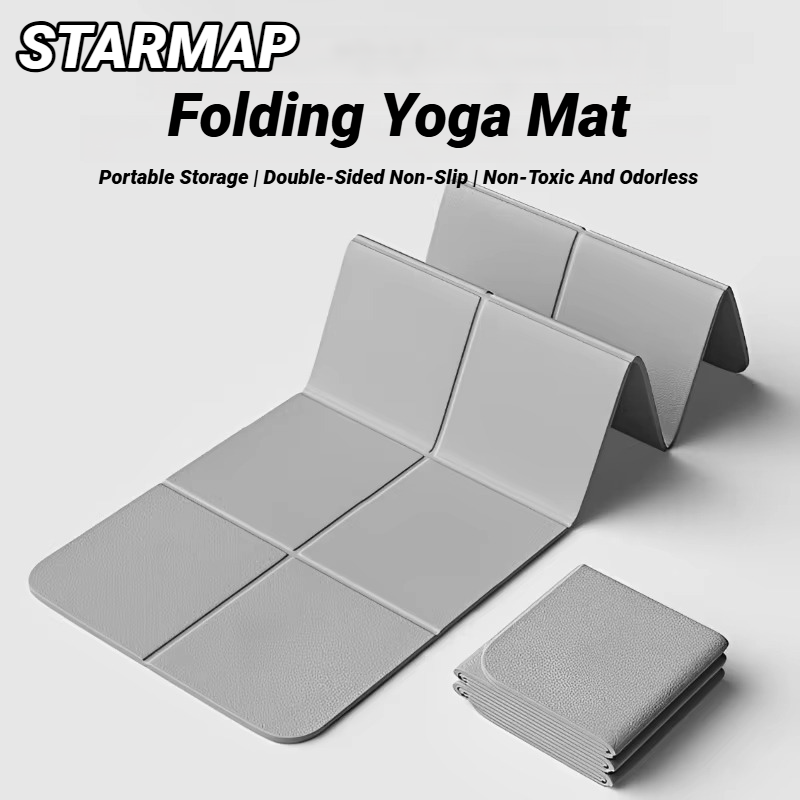 Pilates Yoga Matte - Matras Yoga lipat ramah lingkungan, Tpe
