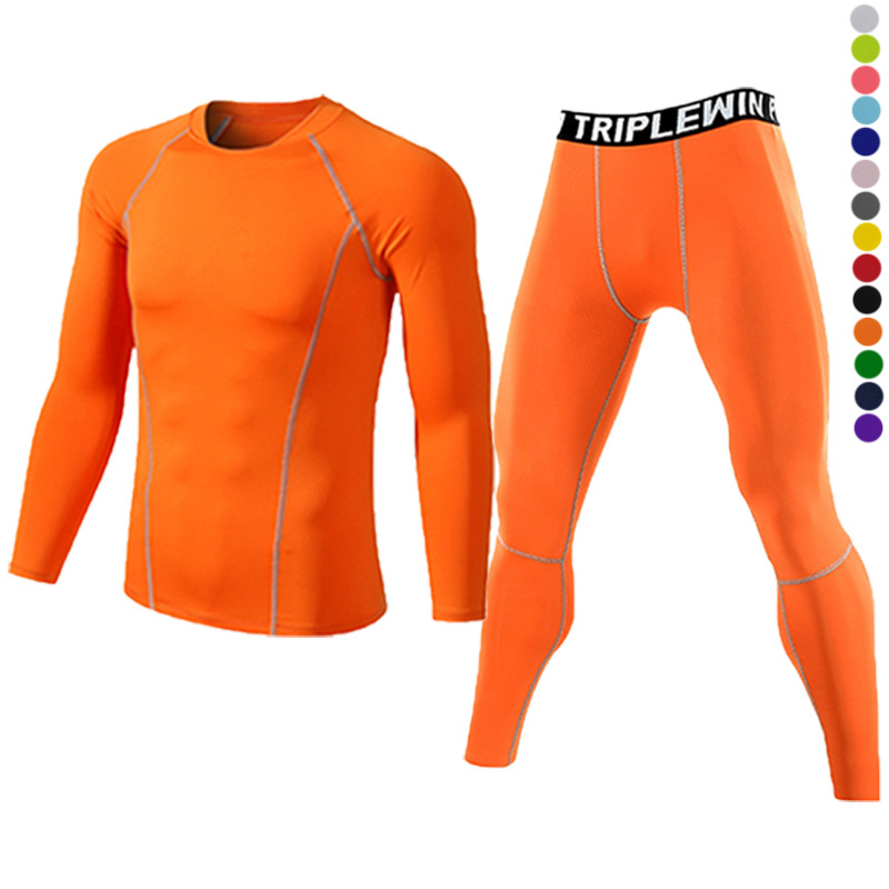 Pilates Yoga Leggings - Pakaian olahraga lengan panjang pria, baju