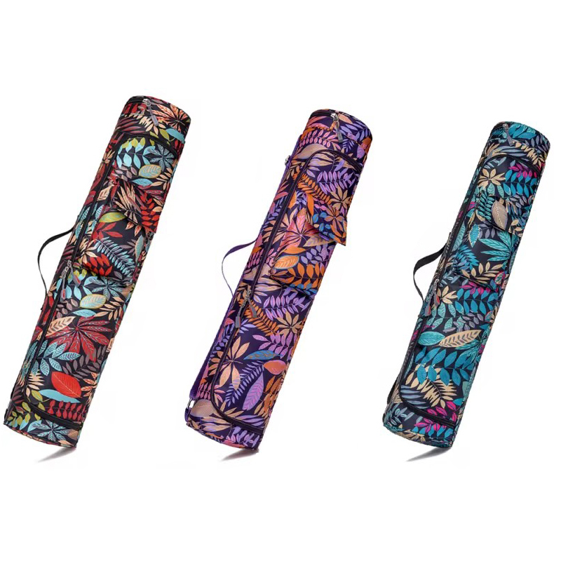 Pilates Yoga Matte - Tas Yoga Cetak Motif Fitness, Tas