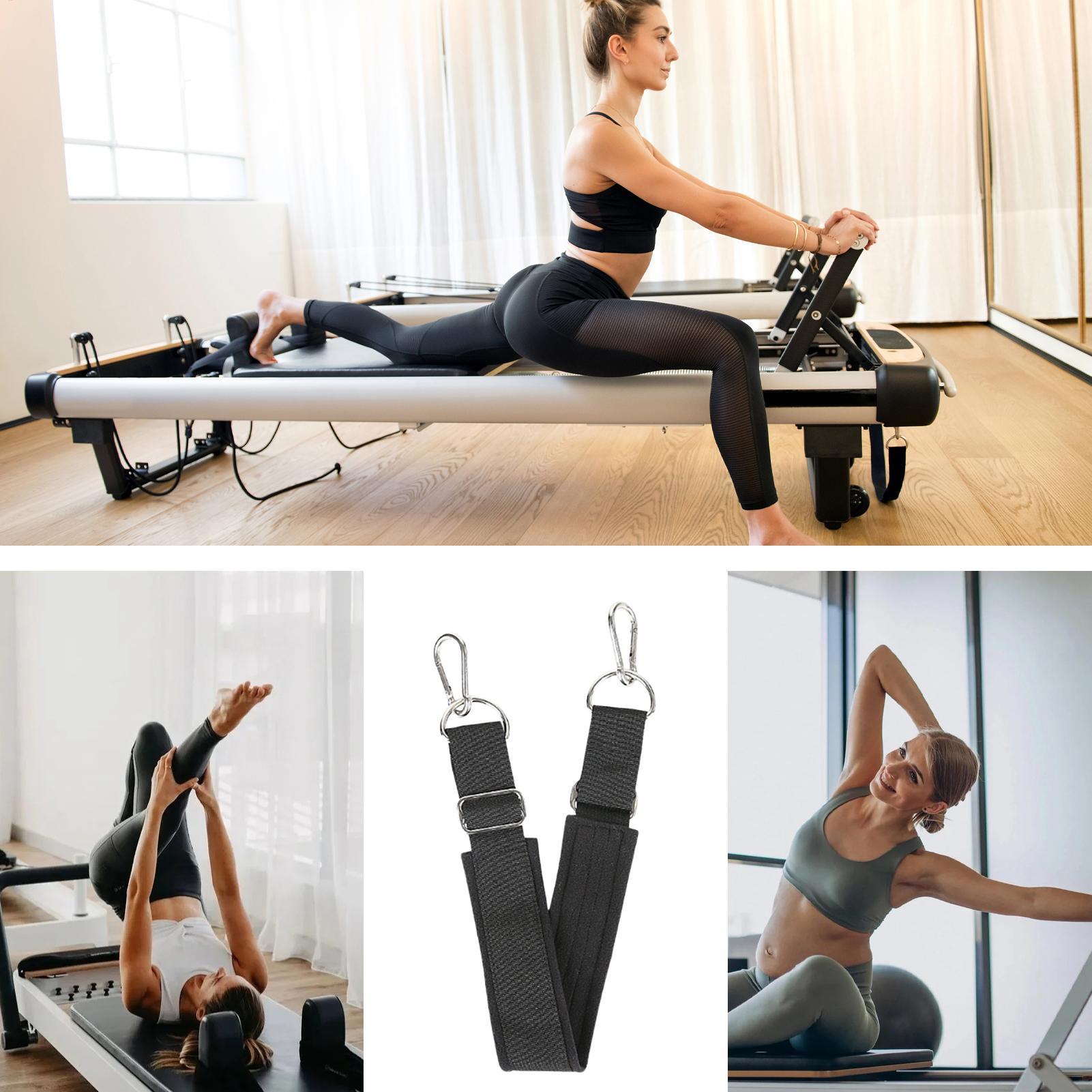 Pilates With Yoga - Tali Kaki Pilates Tebal, Dapat Disesuaikan,