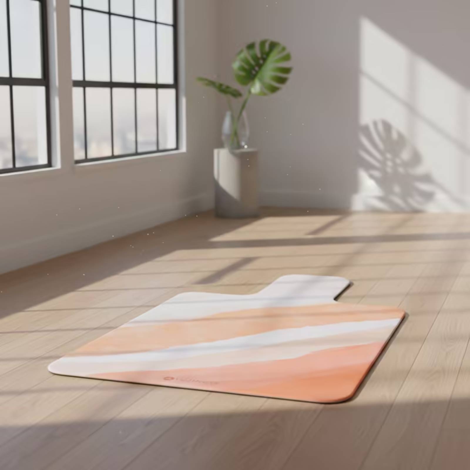 Pilates & Yoga Training Center - Matras Olahraga Suede Pilates Anti Selip
