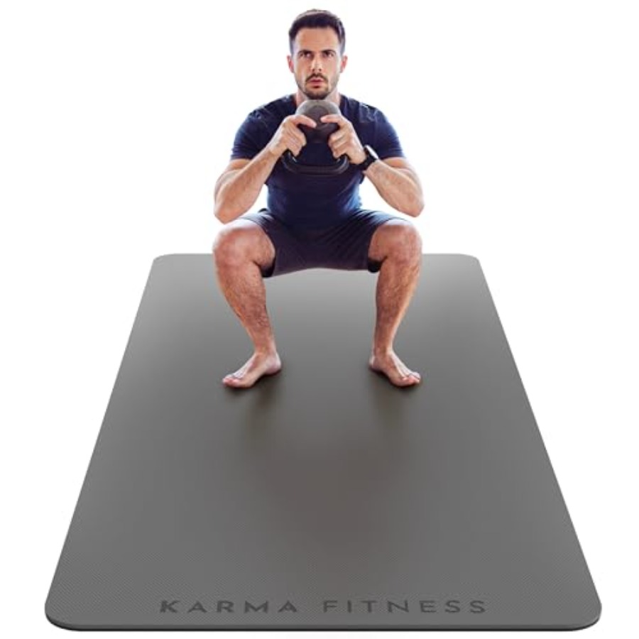 Pilates Yoga Mat Thickness - Matras Olahraga Besar Ekstra Tebal 10mm