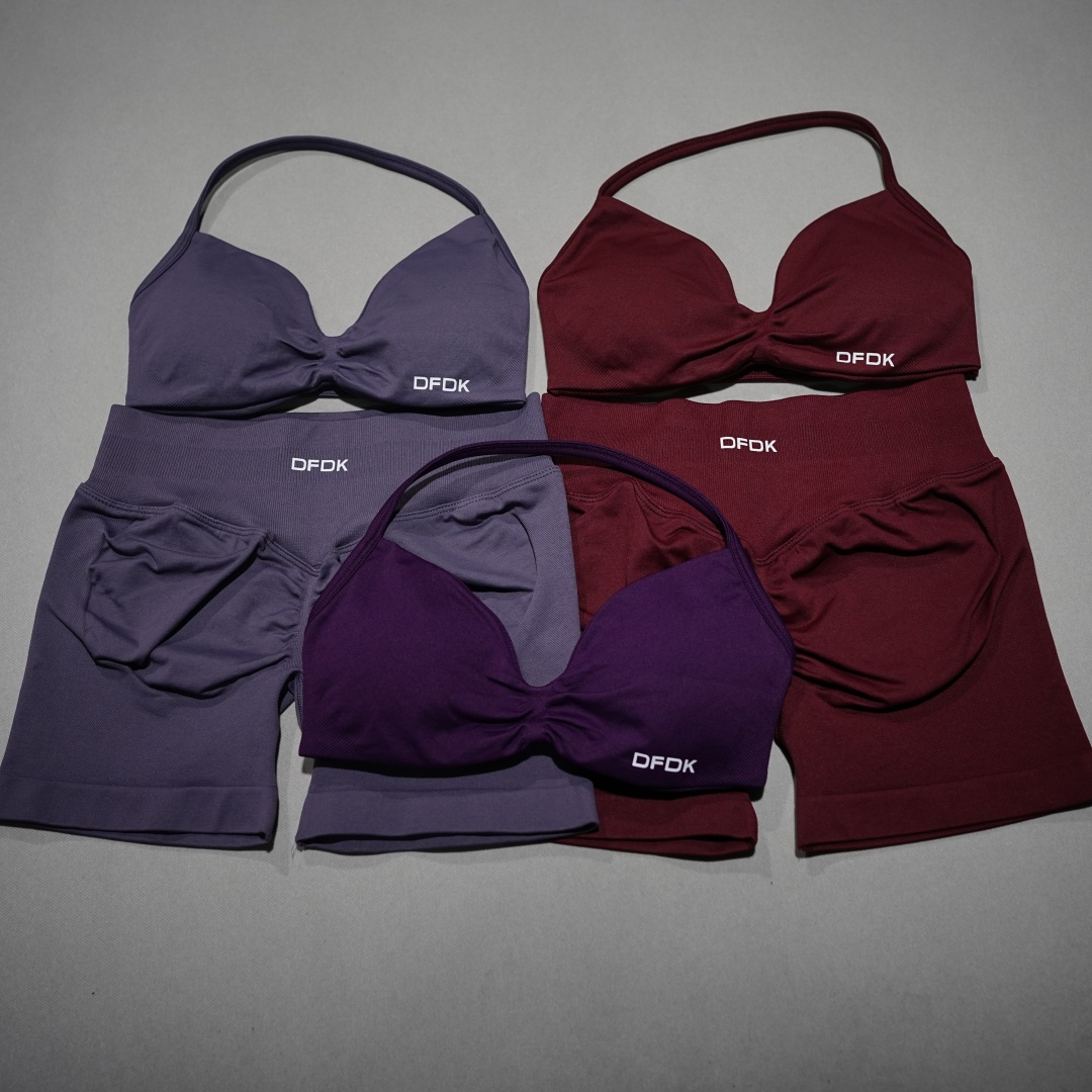 Pilates Yoga Leggings - Set Olahraga Wanita DFDK Seamless 2