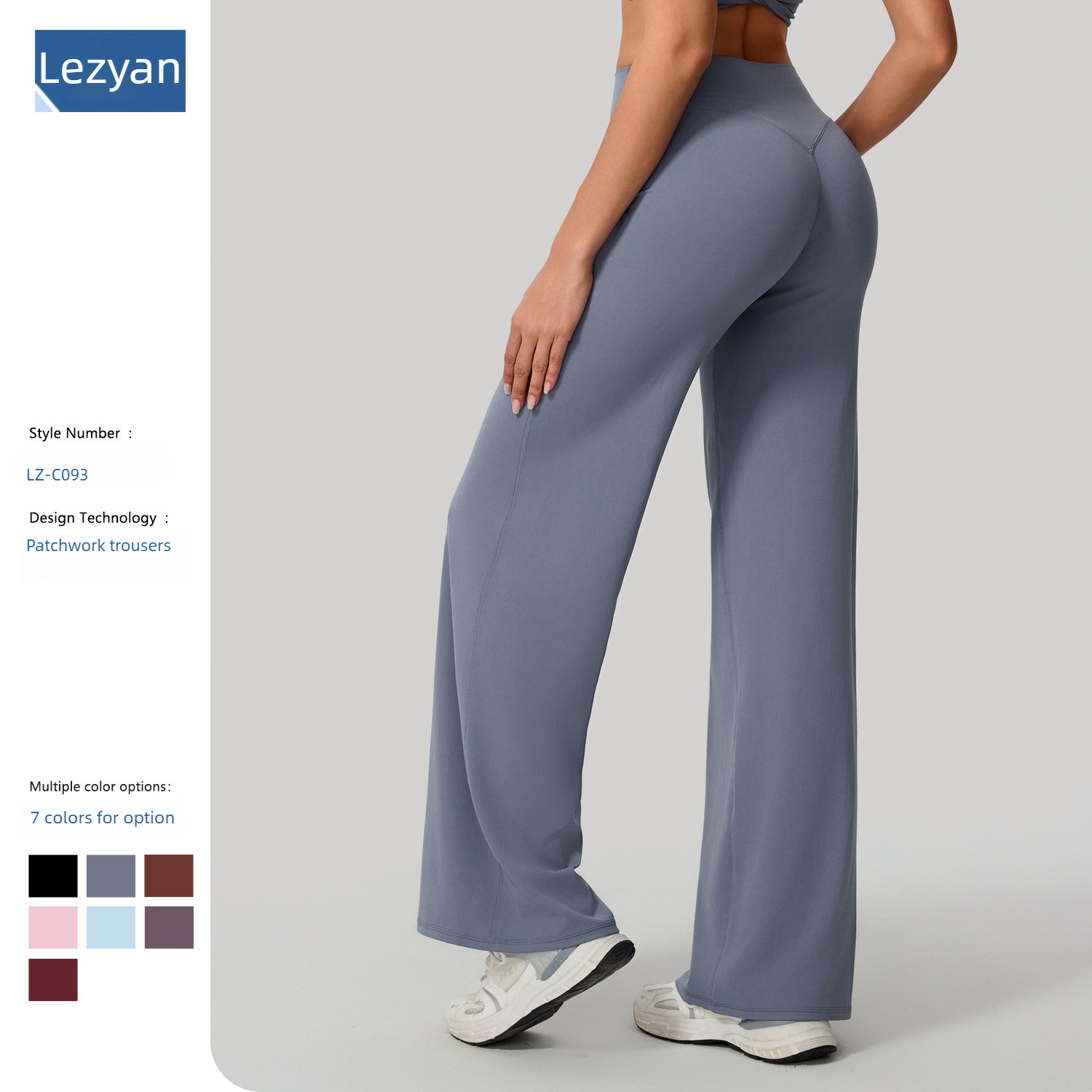 Pilates Yoga Leggings - Lezyan Celana Yoga Longgar Lembut Model