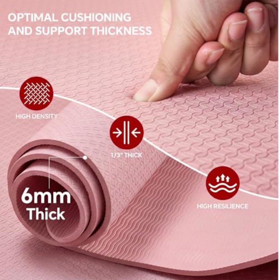 Matras Yoga Ekstra Besar untuk - Pilates Yoga Mat Thickness ulasan dan harga