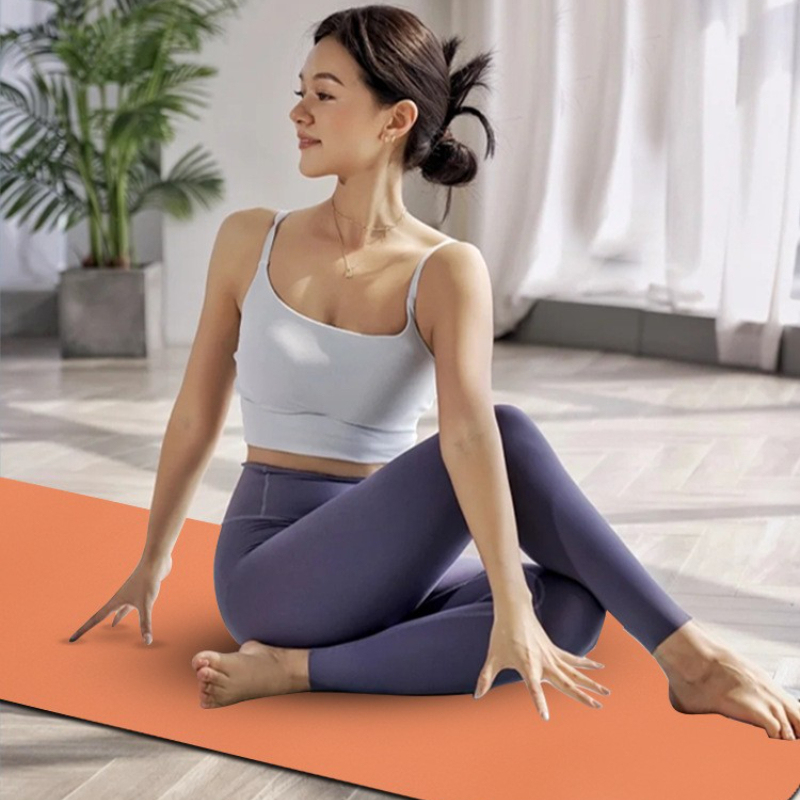 Matras Yoga Anti Selip Trendi  - Pilates Yoga Mat Thickness ulasan dan harga