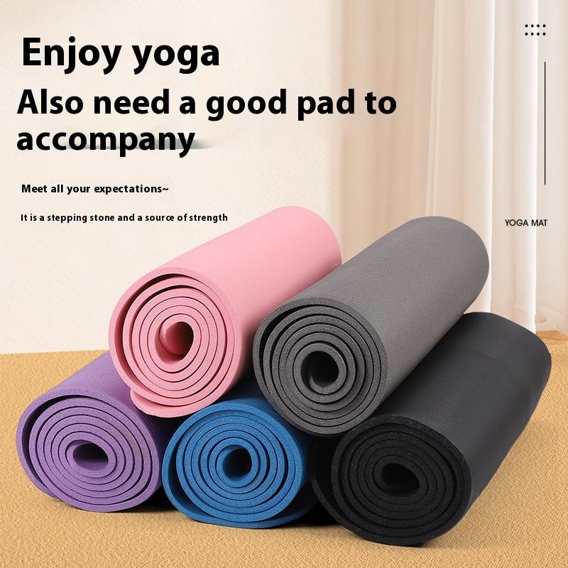 1 Buah Matras Yoga Tebal Anti- - Pilates Yoga Mat Thickness ulasan dan harga