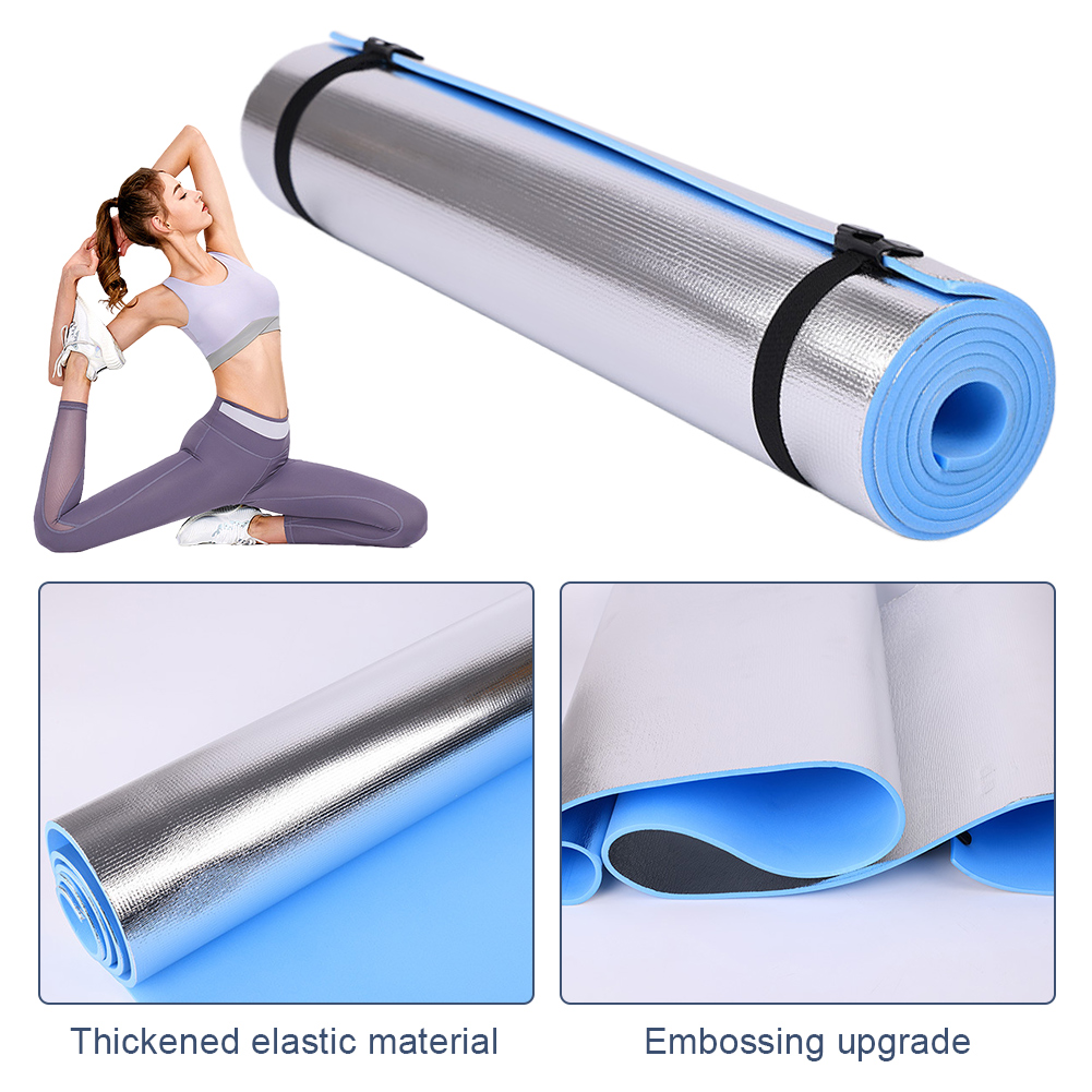 Matras Yoga Tebal 10Mm Anti-se - Pilates Yoga Matte ulasan dan harga