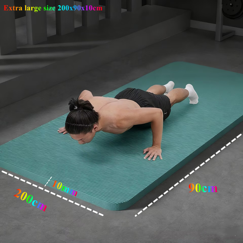 Matras Yoga Latihan Tebal 200X - Pilates Yoga Matte ulasan dan harga
