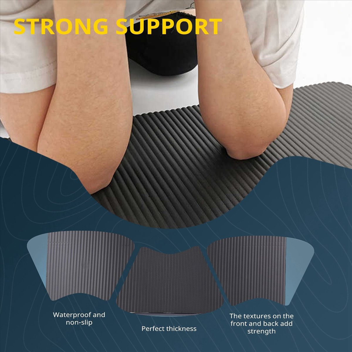Doings Matras Yoga Tebal 15MM, - Pilates Yoga Mat Thickness ulasan dan harga