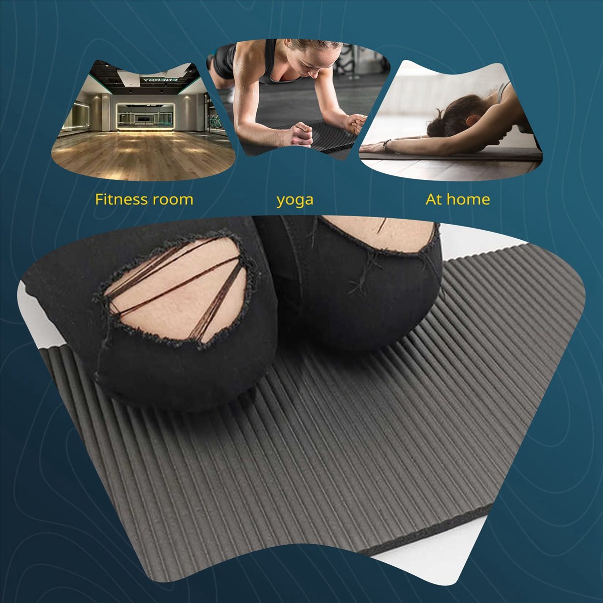 Doings Matras Yoga Tebal 15MM, - Pilates Yoga Mat Thickness ulasan dan harga