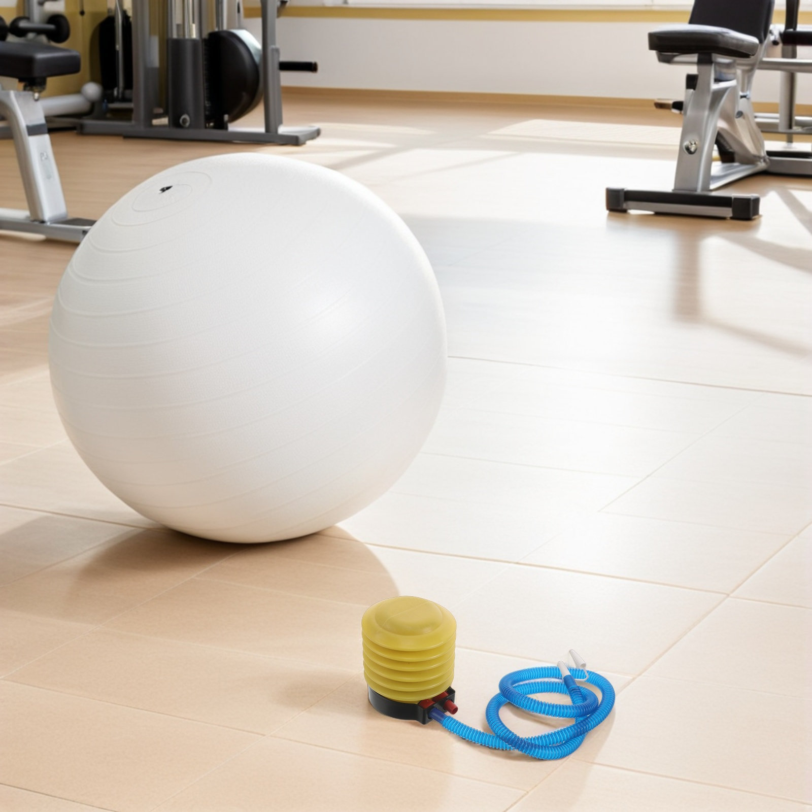 1Set Pompa Bola Yoga Manual de - Pilates With Yoga ulasan dan harga