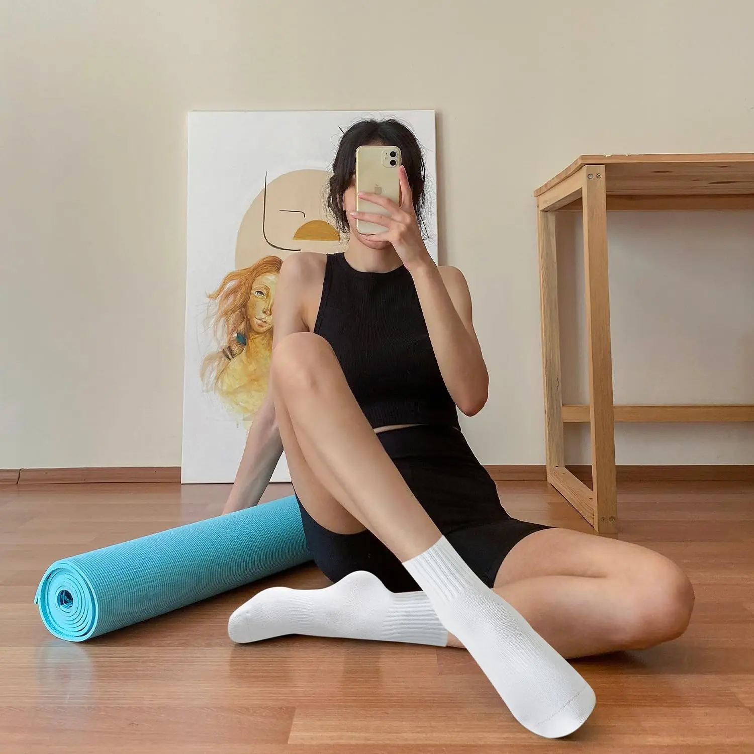 4 pasang kaus kaki yoga wanita - Pilates With Yoga ulasan dan harga