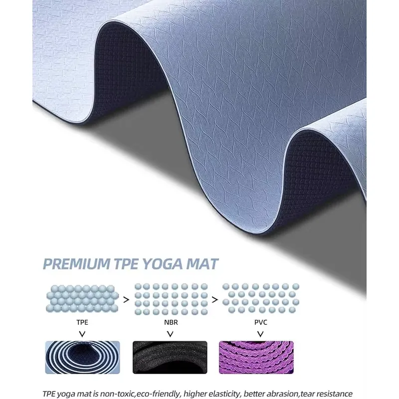 Matras Pilates TPE Comfort Sli - Pilates Yoga Mat Thickness ulasan dan harga