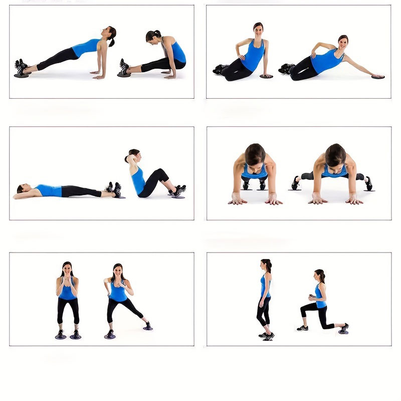 2 PC Pilates Slide Plate Yoga  - Pilates Yoga Matte ulasan dan harga