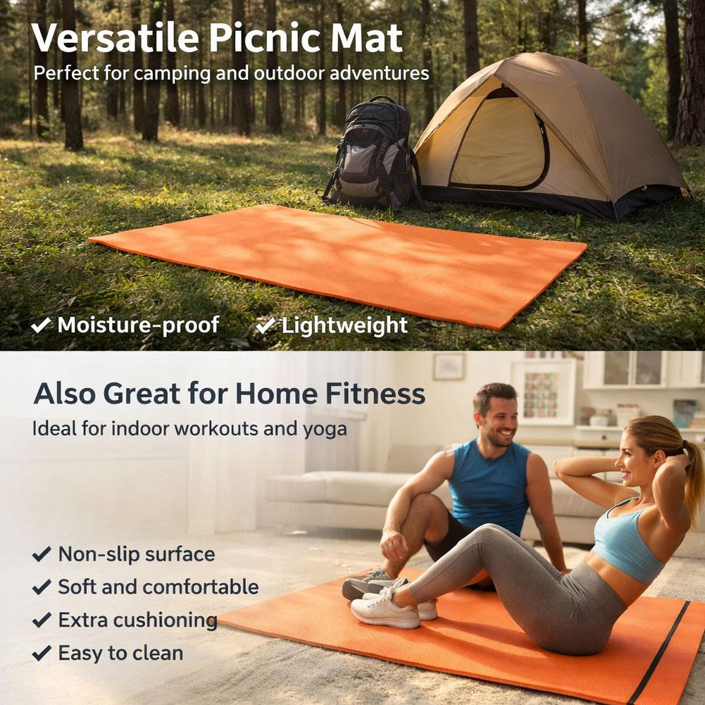 Matras Yoga Tebal Anti-selip M - Pilates Yoga Mat Thickness ulasan dan harga