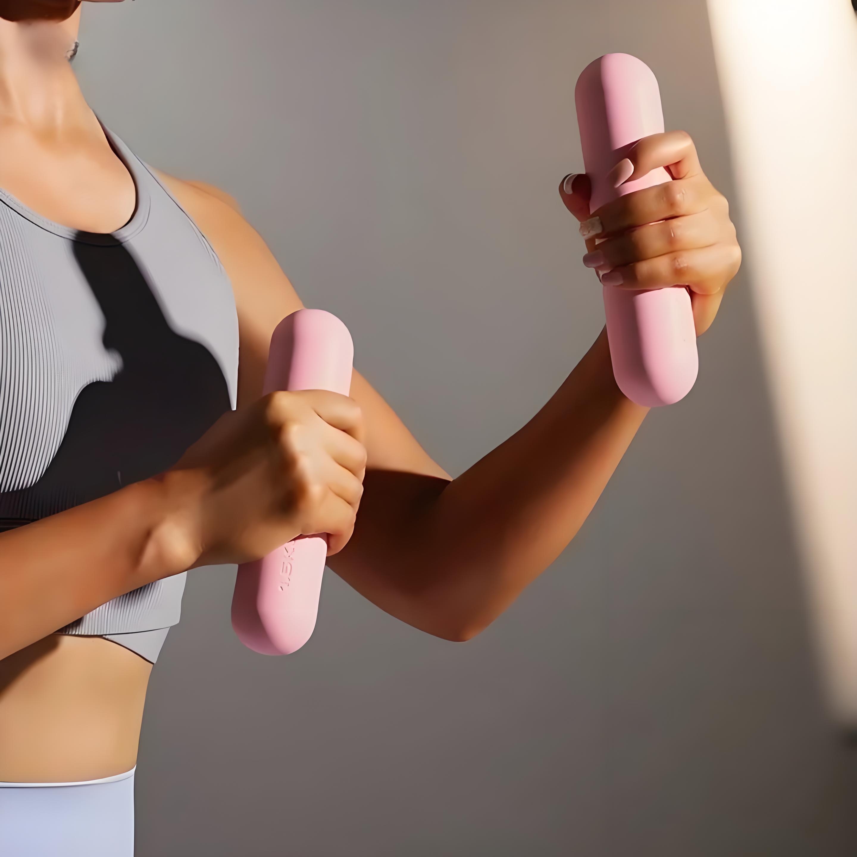 Dumbbell Silikon untuk Latihan - Pilates Yoga Bar ulasan dan harga